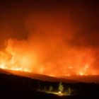 Uno de los incendios que asolan la provincia de Salamanca.- ICAL