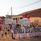 Manifestación en contra del vaciado del embalse de Ricobayo. - ICAL