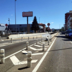 Lugar donde una mujer sufrió un atropello en la avenida Portugal de León, en las proximidades del cruce de Michaisa.- ICAL