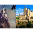 Castillo de 'Blancanieves y los siete enanitos' y el Alcázar Segovia. -DISNEY/E.M.