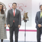Adriana Ulibarri, Alfonso Fernández Mañueco y Gonzalo González Cayón.-ICAL.