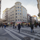 Cruce de la calle Claudo Moyano con Santiago en Valladolid. PHOTOGENIC/MIGUEL ÁNGEL SANTOS.