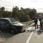Un fallecido y tres heridos en la colisión entre dos turismos en la N-403 en Ávila. - ICAL