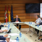 El consejero de Agricultura, Ganadería y Desarrollo Rural, Gerardo Dueñas, preside la reunión del Consejo Agrario de Castilla y León. ICAL