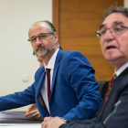 El presidente de las Cortes, Luis Fuentes, se reúne con los miembros del Patronato de la Fundación Villalar-Castilla y León
