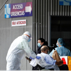 Hospital Clínico de Valladolid durante la crisis del coronavirus.- JUAN MIGUEL LOSTAU.