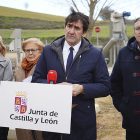 Juan Carlos Suárez-Quiñones, visita la estación depuradora de aguas residuales de Villamor de los Escuderos (Zamora). ICAL