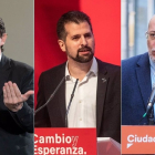 Mañueco, Tudanca e Igea. - EUROPA PRESS