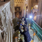 Trabajos de restauración en la Catedral de Segovia. - ICAL