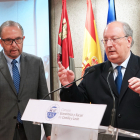 Wilfredo Sanguineti Raymond, Catedrático del Derecho del Trabajo y de la Seguridad Social de la Universidad de Salamanca participa en el programa "Audiencias activas del Consejo Económico y Social (AUDACES)" junto al presidente del CES, Enrique Cabero. -ICAL