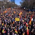 Una imagen de archivo de una manifestación contra el Gobierno de Pedro Sánchez. EUROPA PRESS