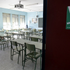 Un aula vacía en un colegio de la red pública. ALBERTO DI LOLLI