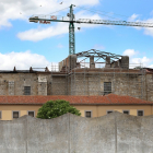 Colapsa la cúpula de la iglesia del monasterio de la Virgen de Alconada en Ampudia, en Palencia. -ICAL