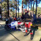 Foto de un motorista- Moto Club La Leyenda Continúa