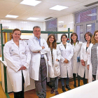 Miembros del grupo de BioSepsis del IBSAL en el Hospital Universitario Río Hortega de Valladolid. EL MUNDO