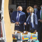 Visita de la reina Sofía al Banco de Alimentos de Burgos. - ICAL