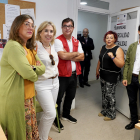 La consejera de Movilidad y Transformación Digital, María González Corral, visita la sede de Cruz Roja en Valladolid. ICAL