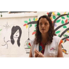 La cooperante salmantina, María Hernández. MSF