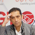 El secretario general de UGT Castilla y León, Vicente Andrés.- ICAL