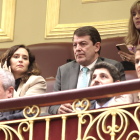 El presidente de la Junta de Castilla y León, Alfonso Fernández Mañueco, asiste a la Sesión Plenaria para la Investidura del presidente del Gobierno de España. ICAL