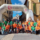 Más de 500 corredores se relevan durante 50 horas en León con la carrera solidaria. - ICAL