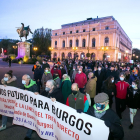 Manifestación en Burgos por las infraestructuras. | Tomás Alonso