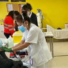 Vacunación contra el Covid en el Centro Residencial Infantas Elena y Cristina de Ávila.- ICAL