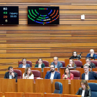 Votación en el Pleno de las Cortes. ICAL