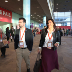 Luis Tudanca y Ana Sánchez participan en la Convención Política del PSOE 'Impulso de país', celebrada en A Coruña. ICAL