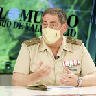 José Rivas Moriana en el programa ‘La Quinta Esquina’, emitido ayer en La 8 de Valladolid. J. M. LOSTAU