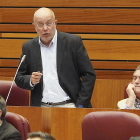 El procurador de Ciudadanos, Francisco Igea, interviene en el Pleno de las Cortes. ICAL