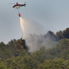 Incendio forestal en Astudillo (Palencia) ICAL