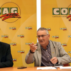 El consejero de Agricultura, Ganadería y Desarrollo Rural, Gerardo Dueñas, asiste al Pleno de Coag Castilla y León. ICAL