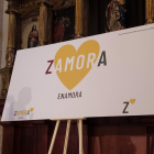 Cartel del eslogan ganador 'Zamora Enamora'.- E. PRESS