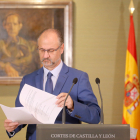 El presidente de las Cortes de Castilla y León, Luis Fuentes. - E.M.