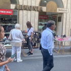 Un comercio de la calle Mantería de Valladolid durante el pasado mes de septiembre. / FECOSVA