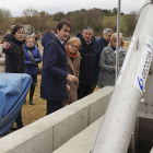 Juan Carlos Suárez-Quiñones visita la estación depuradora de aguas residuales de Villamor de los Escuderos (Zamora). ICAL