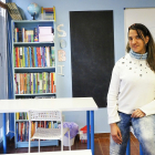 Sandra Cívicos, presidenta de Ascefo, en las instalaciones de su academia en Valladolid. MIGUEL ÁNGEL SANTOS / PHOTOGENIC