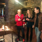 Celebración de la Fiesta del Vino Nuevo celebrada en el Palacio de Canedo, en la localidad berciana del mismo nombre, para convertir el Maceración de José Luis Prada en el primer vino tinto de la añada 2021 que ha salido al mercado en España.- ICAL