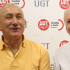 Pepe Álvarez y Faustino Temprano, en una imagen de archivo.-ICAL