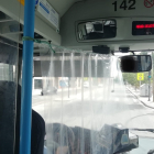 Plástico en un autobús urbano de Salamanca - PSOE SALAMANCA