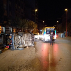 Accidente de un joven de 27 años que circulaba sin carné y afectó a una decena de vehículos en Ponferrada (León). - ICAL
