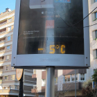 Registro de la temperatura en un marcador urbano de Castilla y León en una imagen de archivo. - E. PRESS