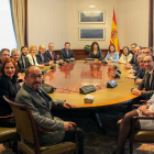Reunión de los ministros de Castilla y León con los diputados y senadores del PSOE autonómico.- ICAL