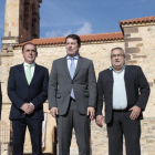 Mañueco junto a De Gregorio, Serrano, Molina y Carnero.- GONZALO MONTESEGURO