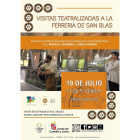 Cartel de las visitas teatralizadas a la Ferrería de San Blas. - JCYL