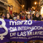 Manifestación en el Día Internacional de la Mujer en Soria. ICAL .