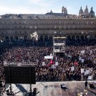 Concentración en Salamanca para exigir más frecuencias de tren y la reapertura del tren de la Ruta de la Plata.-ICAL