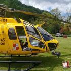 Un helicóptero de rescate en una imagen de archivo. EUROPA PRESS