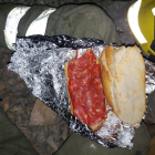 Cena de los bomberos del incendio de Quintanilla del Coco.- E. M.